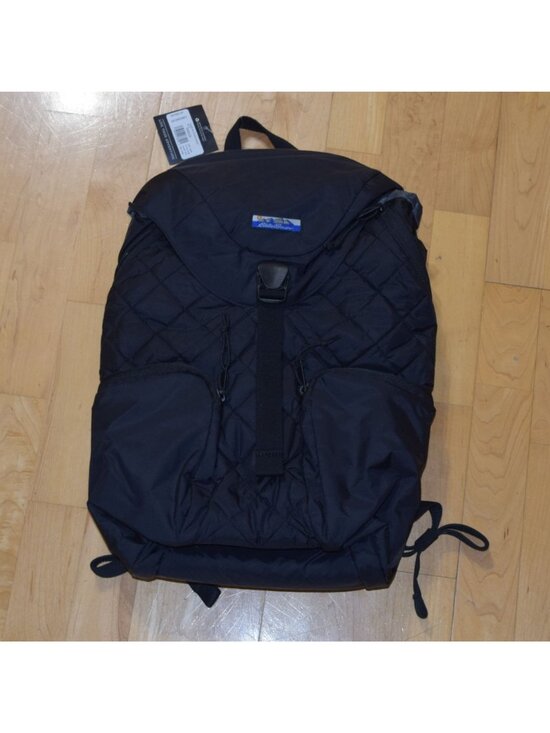 NEW Eddie Bauer Kinzie Quilted Rucksack Backpack Black Lightweight Travel main image 4